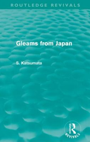 Kniha Gleams From Japan S. Katsumata