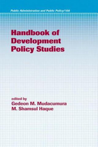 Könyv Handbook of Development Policy Studies 