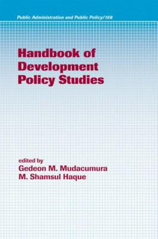 Kniha Handbook of Development Policy Studies 