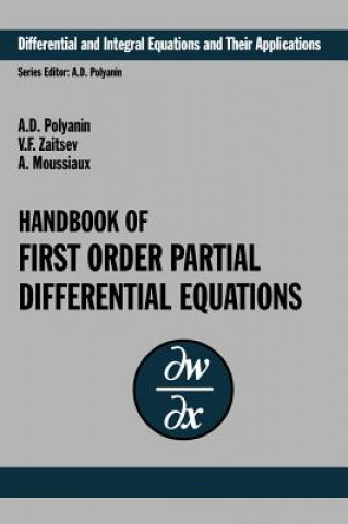 Kniha Handbook of First-Order Partial Differential Equations Valentin F. Zaitsev