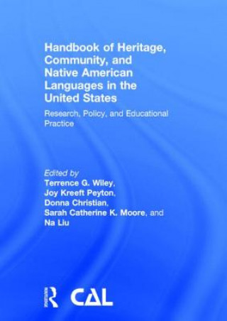Kniha Handbook of Heritage, Community, and Native American Languages in the United States 