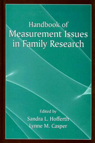 Carte Handbook of Measurement Issues in Family Research 