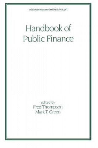 Kniha Handbook of Public Finance Thompson Thompson