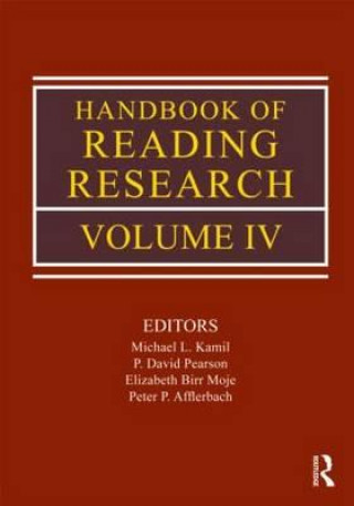 Książka Handbook of Reading Research, Volume IV 