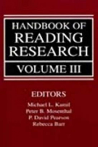 Książka Handbook of Reading Research, Volume III 