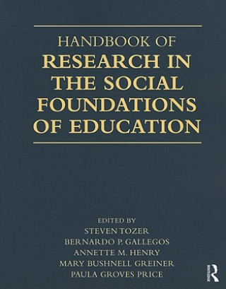 Carte Handbook of Research in the Social Foundations of Education 