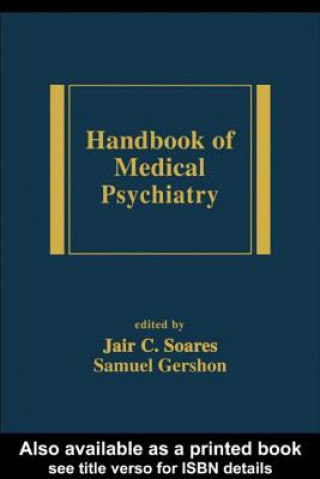 Book Handbook of Medical Psychiatry Jair C. Soares