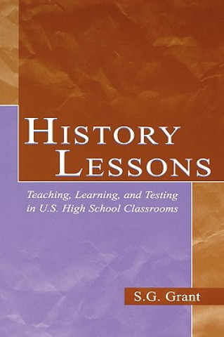 Kniha History Lessons S. G. Grant