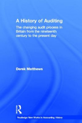 Könyv History of Auditing Derek Matthews