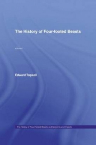 Kniha History of Four Footed Beasts Edward Topsell