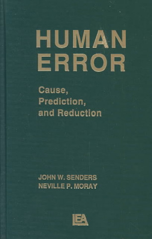 Könyv Human Error: Neville P. Moray