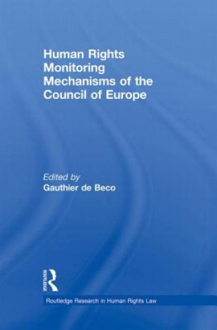 Könyv Human Rights Monitoring Mechanisms of the Council of Europe 