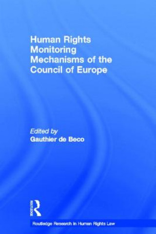 Carte Human Rights Monitoring Mechanisms of the Council of Europe 