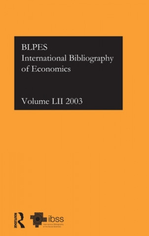 Książka IBSS: Economics: 2003 Vol.52 Compiled by the British Library of Political and E