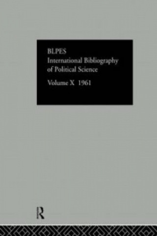 Kniha IBSS: Political Science: 1961 Volume 10 International Committee for Social Sciences Documentation