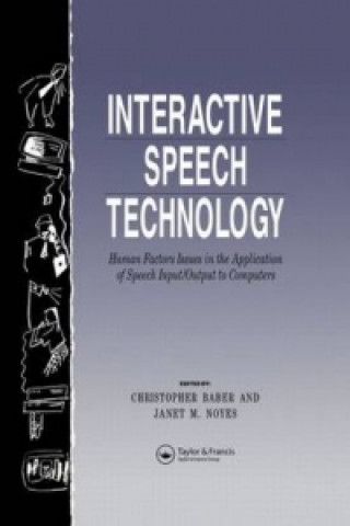 Kniha Interactive Speech Technology Chris Baber