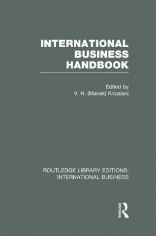 Книга International Business Handbook (RLE International Business) 