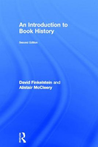 Kniha Introduction to Book History Alistair McCleery