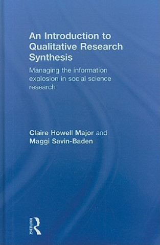 Kniha Introduction to Qualitative Research Synthesis Maggi Savin-Baden