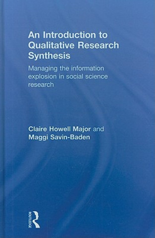 Libro Introduction to Qualitative Research Synthesis Maggi Savin-Baden