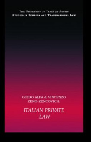 Buch Italian Private Law Vincenzo Zeno-Zencovich