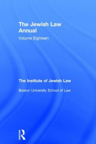 Carte Jewish Law Annual Volume 18 