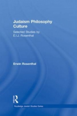 Buch Judaism, Philosophy, Culture Erwin I. J. Rosenthal