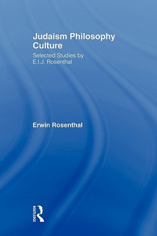 Kniha Judaism, Philosophy, Culture Erwin Rosenthal