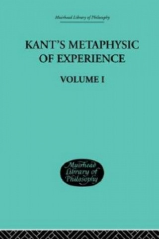 Kniha Kant's Metaphysic of Experience H. J. Paton