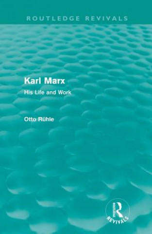 Libro Karl Marx (Routledge Revivals) Otto Ruhle