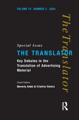 Kniha Key Debates in the Translation of Advertising Material Beverly Adab