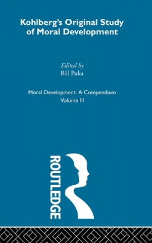 Książka Kohlberg's Orginal Study of Moral Development Bill Puka