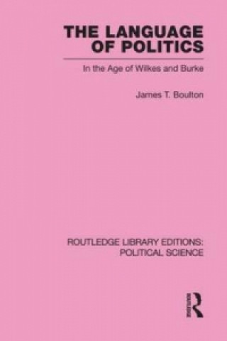 Book Language of Politics James T. Boulton