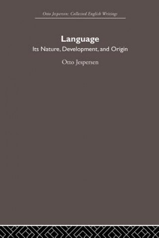 Knjiga Language Otto Jespersen