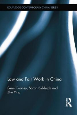 Książka Law and Fair Work in China Zhu