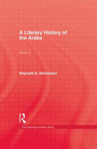 Livre Literary History Of The Arabs Reynold A. Nicholson