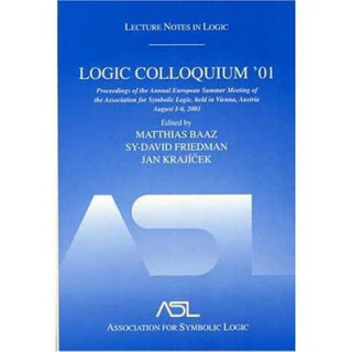 Boek Logic Colloquium '01 Matthias Baaz