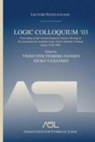 Buch Logic Colloquium '03 Jouko Vaananen