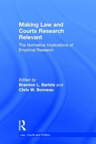 Kniha Making Law and Courts Research Relevant 