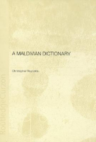 Książka Maldivian Dictionary Christopher Reynolds