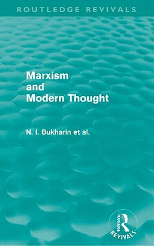 Book Marxism and Modern Thought (Routledge Revivals) A. I. Tiumeniev