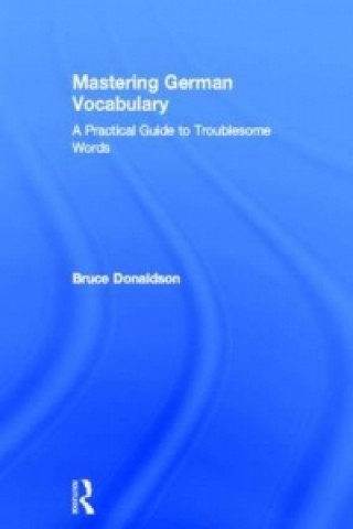 Könyv Mastering German Vocabulary B. C. Donaldson
