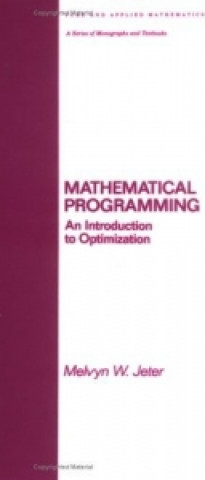 Książka Mathematical Programming Melvyn Jeter
