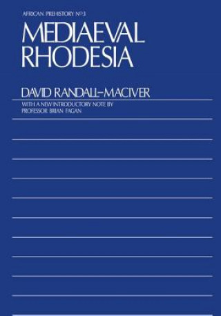 Könyv Medieval Rhodesia David Randall-MacIver
