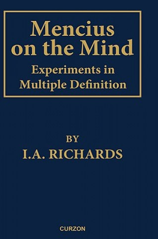 Könyv Mencius on the Mind I. A. Richards