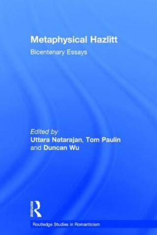 Boek Metaphysical Hazlitt Uttara Natarajan