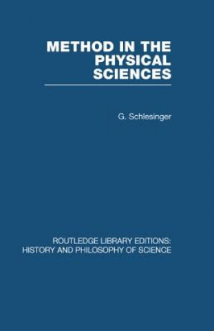 Kniha Method in the Physical Sciences Georg Schlesinger