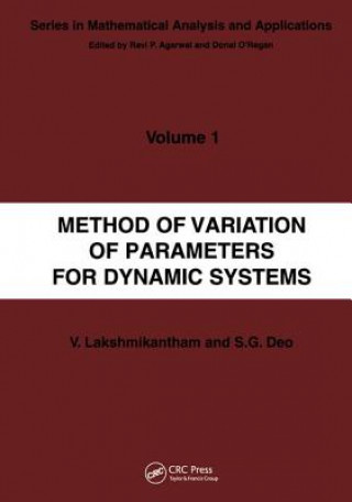 Knjiga Method of Variation of Parameters for Dynamic Systems S. G. Deo