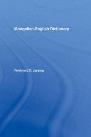 Carte Mongolian-English Dictionary Ferdinand Diederich Lessing