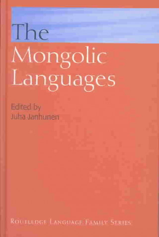 Carte Mongolic Languages Juha Janhunen